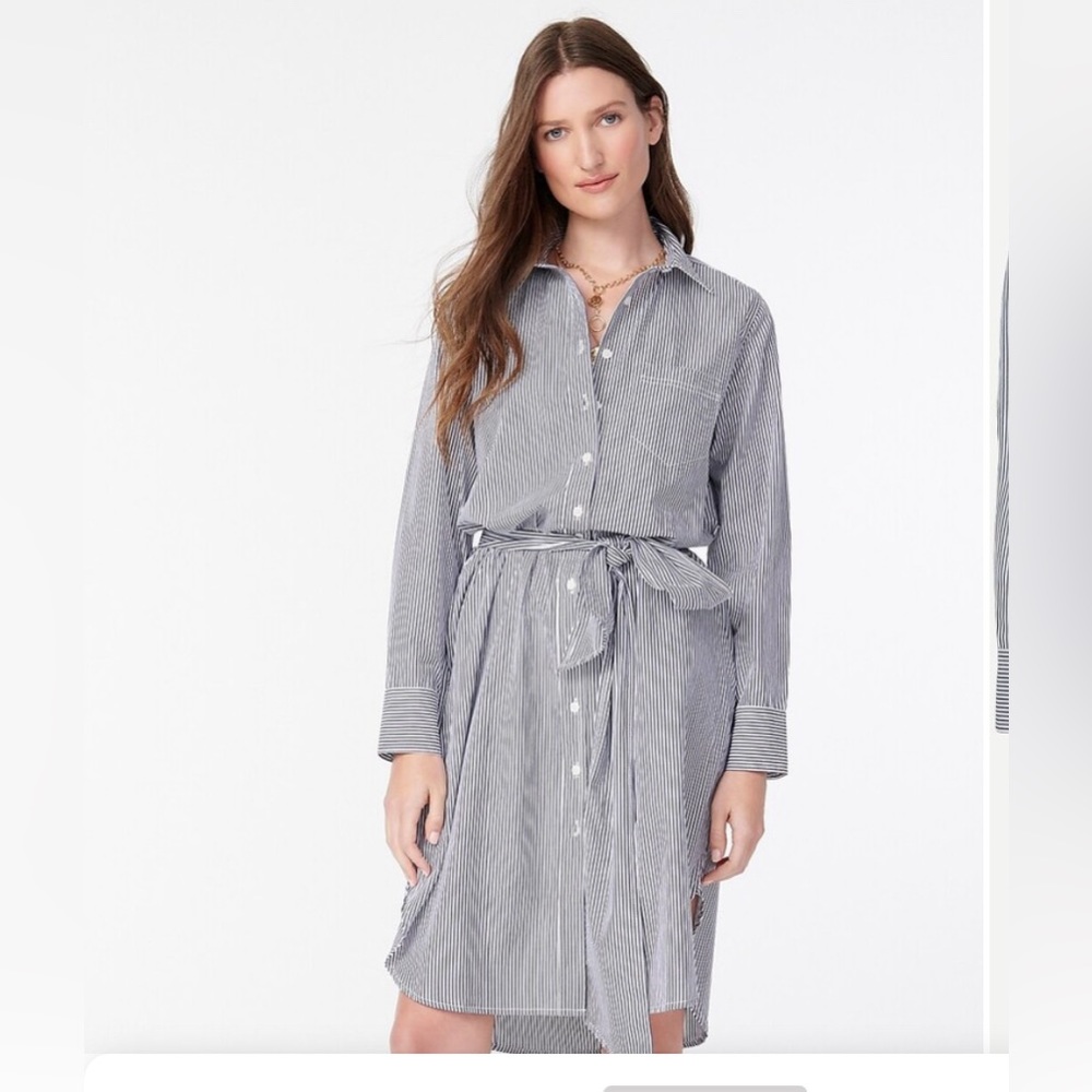 J.Crew poplin shirt dress NWT